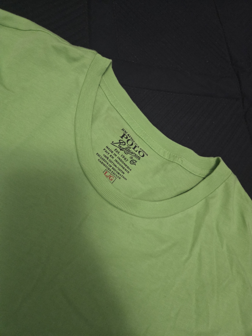 Polo by Ralph Lauren Men’s Lime Green Crewneck Tee